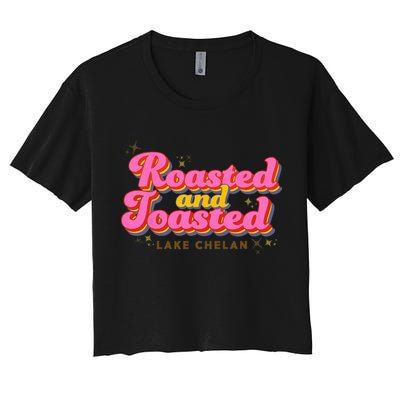 Roasted and Toasted Graphic Women's Crop Top Tee