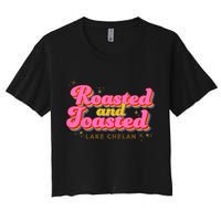 Roasted and Toasted Graphic Women's Crop Top Tee