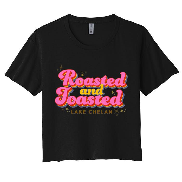 Roasted and Toasted Graphic Women's Crop Top Tee