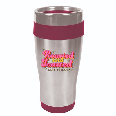 Roasted and Toasted Graphic 16oz Travel Tumbler
