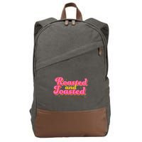 Roasted and Toasted Graphic Cotton Canvas Backpack