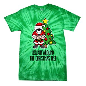 Rockin Around The Christmas Tree Tie-Dye T-Shirt