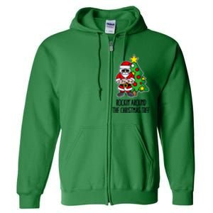 Rockin Around The Christmas Tree Full Zip Hoodie