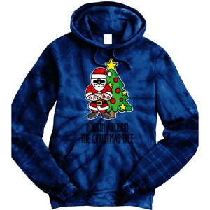 Rockin Around The Christmas Tree Tie Dye Hoodie