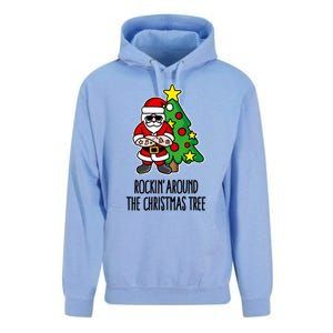 Rockin Around The Christmas Tree Unisex Surf Hoodie