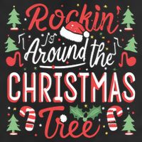 Rockin Around The Christmas Tree Music Note Music Teacher 11oz C Handle Ceramic Mug