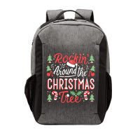 Rockin Around The Christmas Tree Music Note Music Teacher Vector Backpack