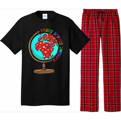 Reads Across That America Reading Lover Teacher Reader Pajama Set