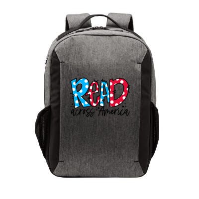 Reads Across That America Reading Lover Teacher Reader  Vector Backpack