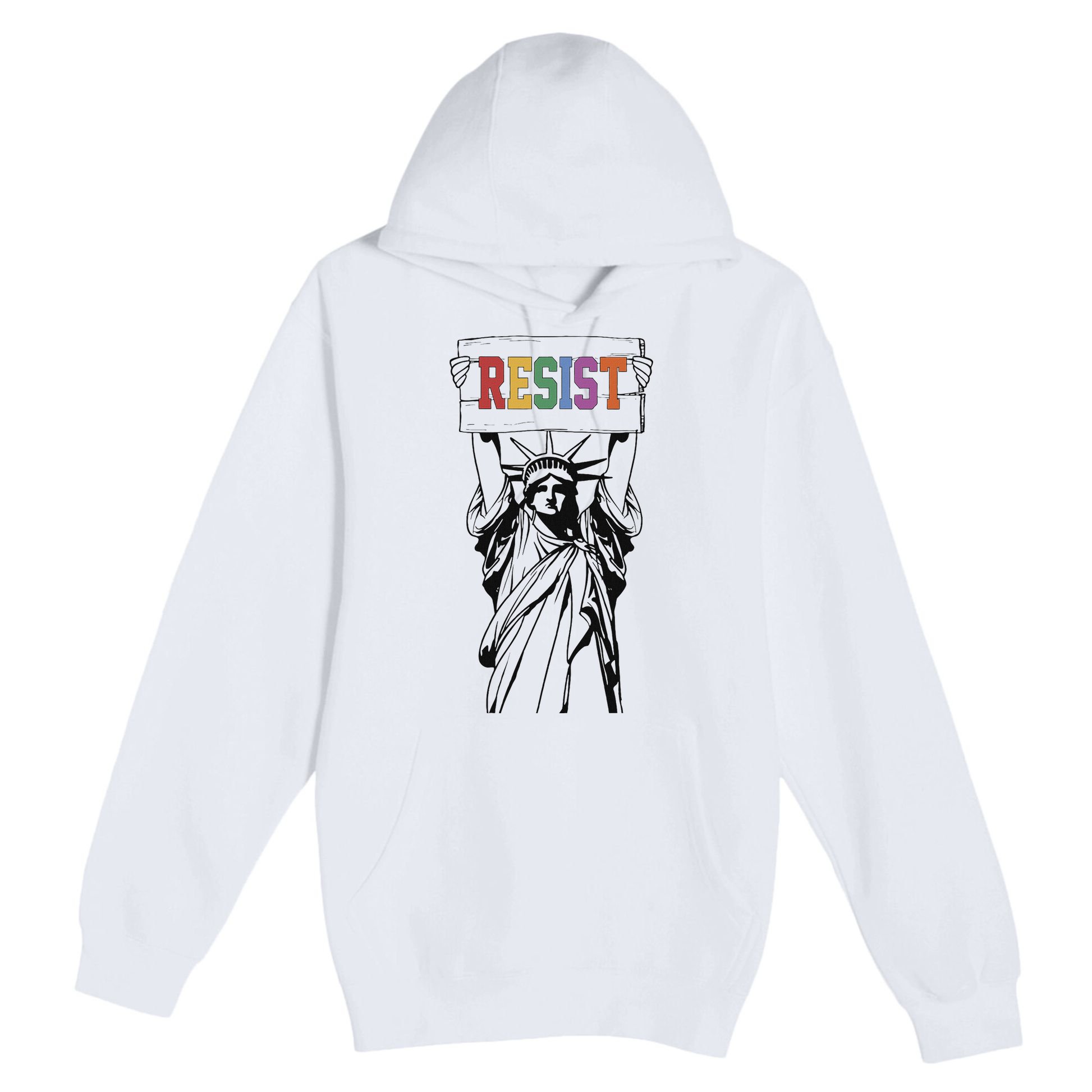 Resist Anti Trump Political Protest Premium Pullover Hoodie