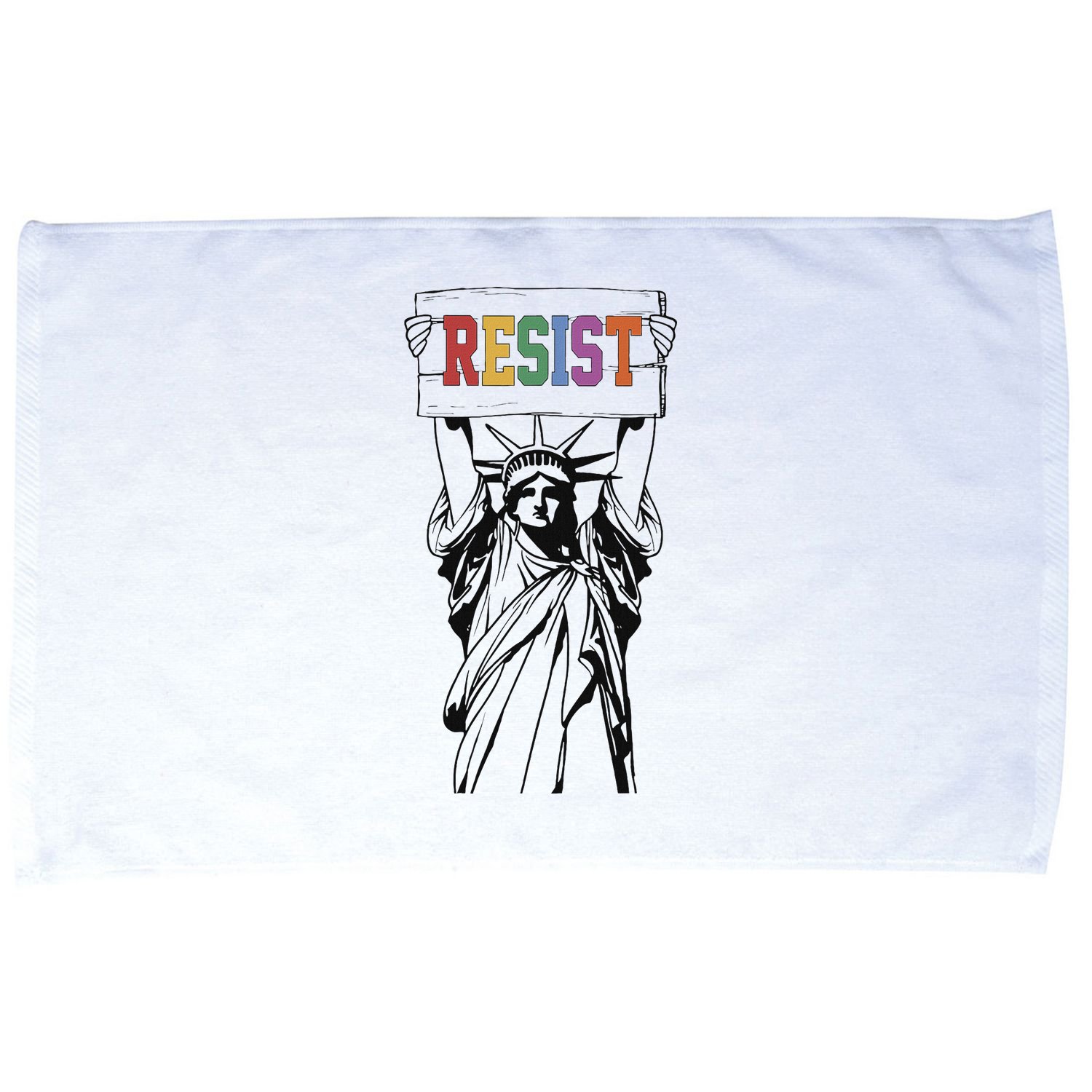 Resist Anti Trump Political Protest Microfiber Hand Towel