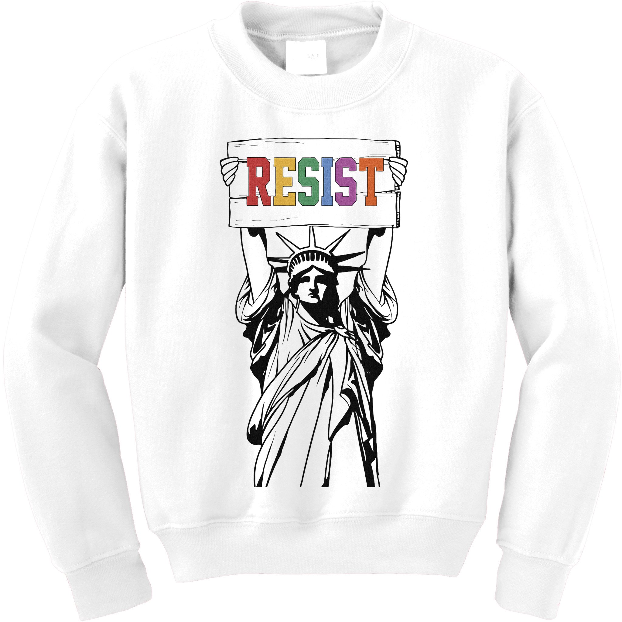 Resist Anti Trump Political Protest Kids Sweatshirt