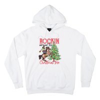 Rockin Around The Christmas Tree Western Cowboy Cowgirl Hoodie