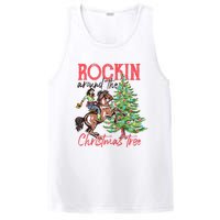 Rockin Around The Christmas Tree Western Cowboy Cowgirl PosiCharge Competitor Tank