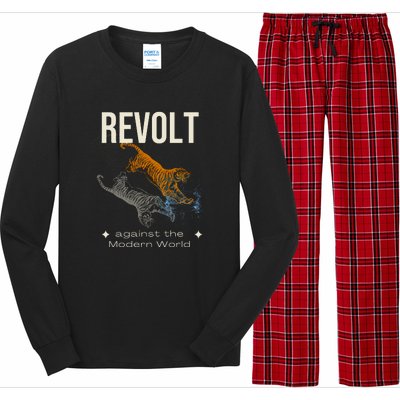 Revolt Against The Modern World Ride The Tiger Julius Evola Long Sleeve Pajama Set