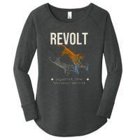 Revolt Against The Modern World Ride The Tiger Julius Evola Women's Perfect Tri Tunic Long Sleeve Shirt