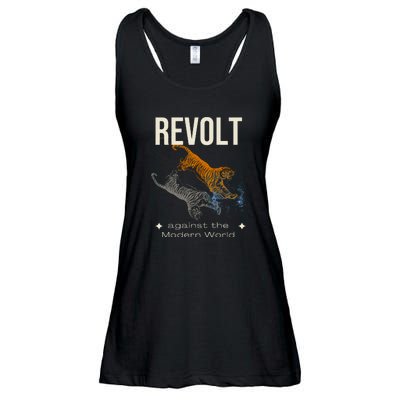 Revolt Against The Modern World Ride The Tiger Julius Evola Ladies Essential Flowy Tank