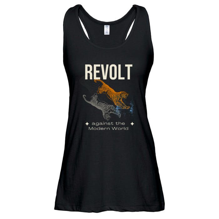 Revolt Against The Modern World Ride The Tiger Julius Evola Ladies Essential Flowy Tank