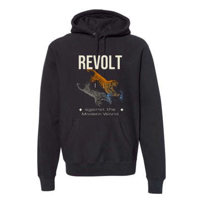 Revolt Against The Modern World Ride The Tiger Julius Evola Premium Hoodie