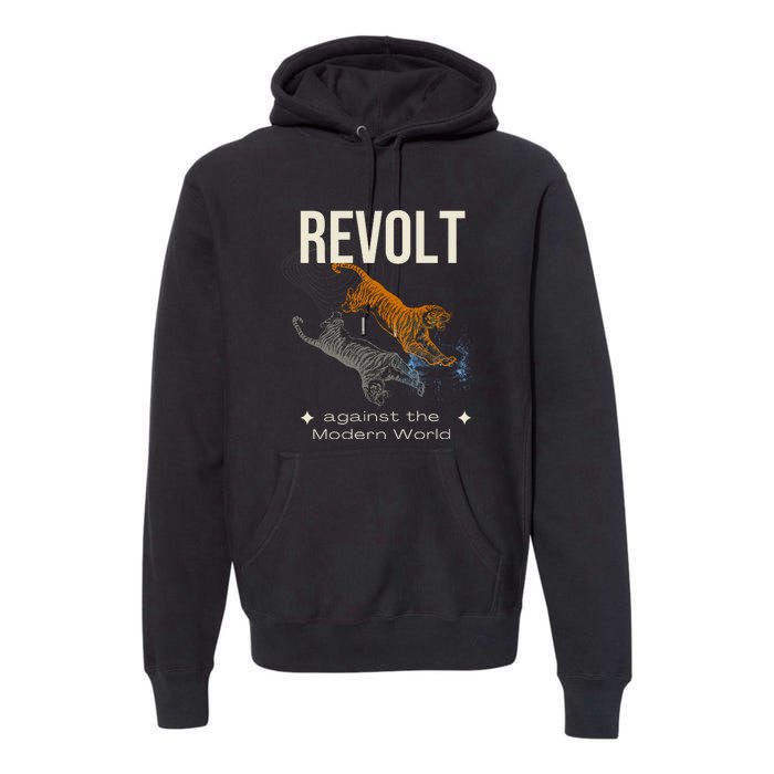 Revolt Against The Modern World Ride The Tiger Julius Evola Premium Hoodie