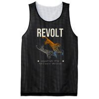 Revolt Against The Modern World Ride The Tiger Julius Evola Mesh Reversible Basketball Jersey Tank