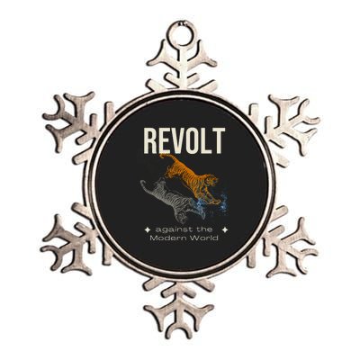 Revolt Against The Modern World Ride The Tiger Julius Evola Metallic Star Ornament