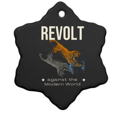 Revolt Against The Modern World Ride The Tiger Julius Evola Ceramic Star Ornament