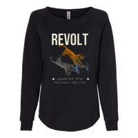 Revolt Against The Modern World Ride The Tiger Julius Evola Womens California Wash Sweatshirt