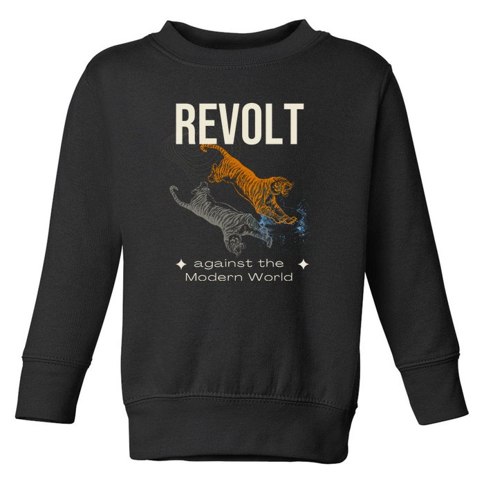 Revolt Against The Modern World Ride The Tiger Julius Evola Toddler Sweatshirt