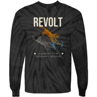 Revolt Against The Modern World Ride The Tiger Julius Evola Tie-Dye Long Sleeve Shirt