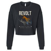 Revolt Against The Modern World Ride The Tiger Julius Evola Cropped Pullover Crew