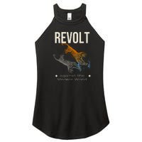 Revolt Against The Modern World Ride The Tiger Julius Evola Women's Perfect Tri Rocker Tank