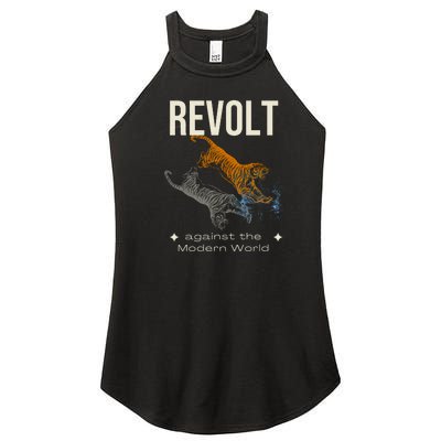 Revolt Against The Modern World Ride The Tiger Julius Evola Women's Perfect Tri Rocker Tank