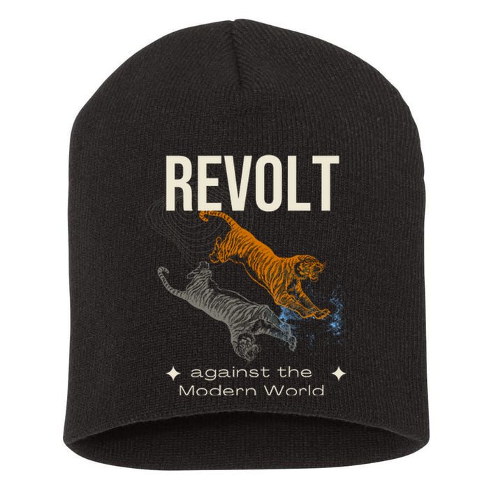 Revolt Against The Modern World Ride The Tiger Julius Evola Short Acrylic Beanie