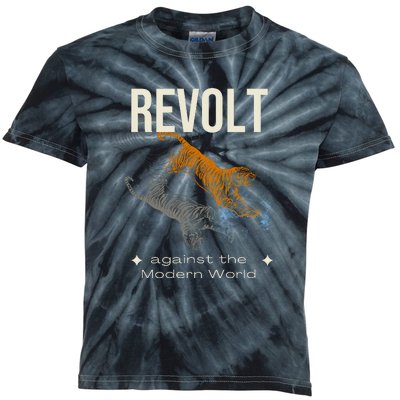 Revolt Against The Modern World Ride The Tiger Julius Evola Kids Tie-Dye T-Shirt