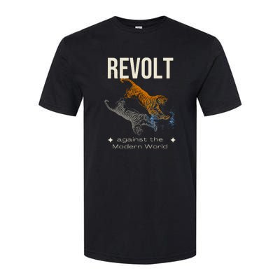 Revolt Against The Modern World Ride The Tiger Julius Evola Softstyle CVC T-Shirt