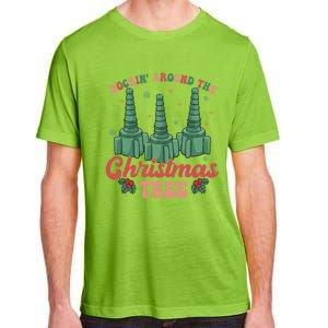 Rocking Around The Christmas Tree Respiratory Therapist Xmas Gift Adult ChromaSoft Performance T-Shirt