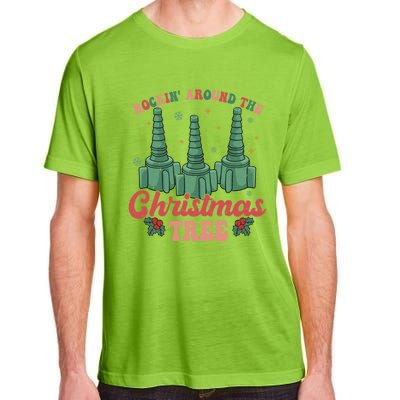 Rocking Around The Christmas Tree Respiratory Therapist Xmas Gift Adult ChromaSoft Performance T-Shirt