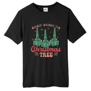 Rocking Around The Christmas Tree Respiratory Therapist Xmas Gift Tall Fusion ChromaSoft Performance T-Shirt