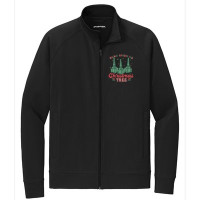 Rocking Around The Christmas Tree Respiratory Therapist Xmas Gift Stretch Full-Zip Cadet Jacket