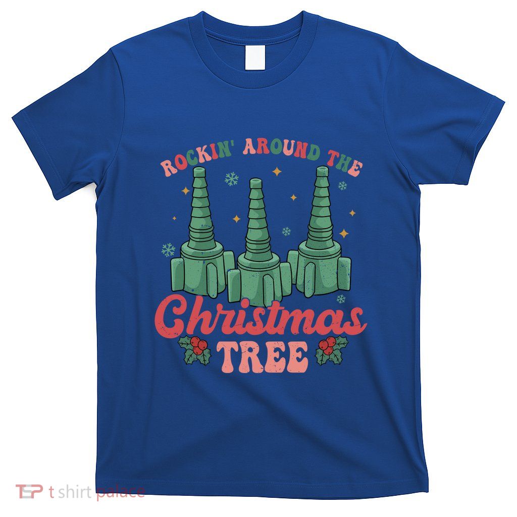 Rocking Around The Christmas Tree Respiratory Therapist Xmas Gift T-Shirt