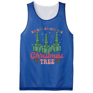 Rocking Around The Christmas Tree Respiratory Therapist Xmas Gift Mesh Reversible Basketball Jersey Tank