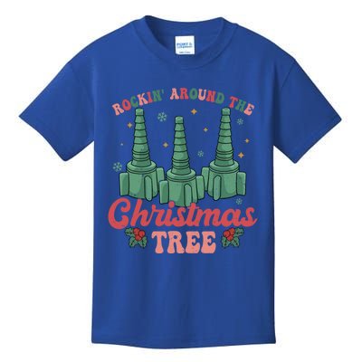 Rocking Around The Christmas Tree Respiratory Therapist Xmas Gift Kids T-Shirt