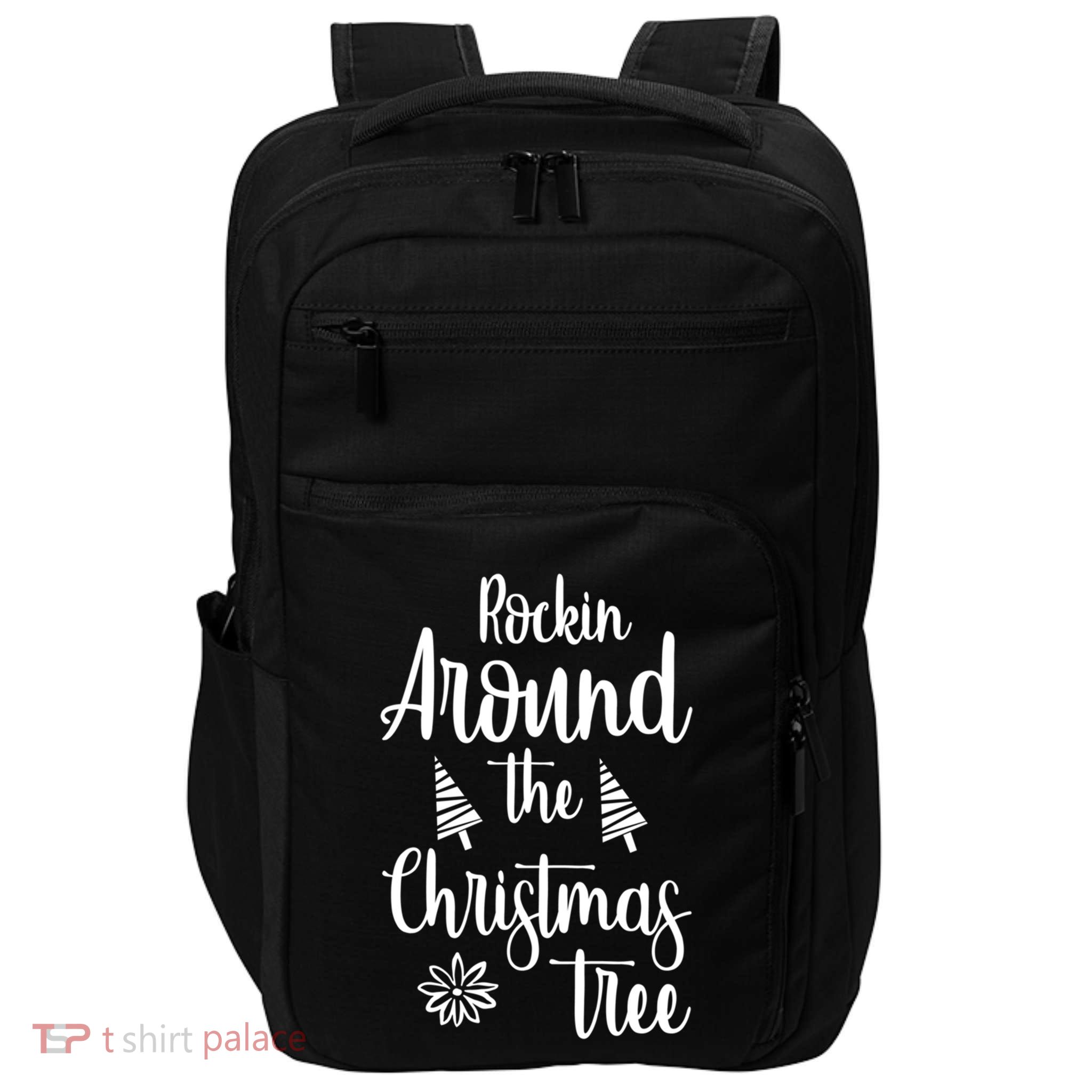 Rockin Around The Christmas Tree Gift Impact Tech Backpack