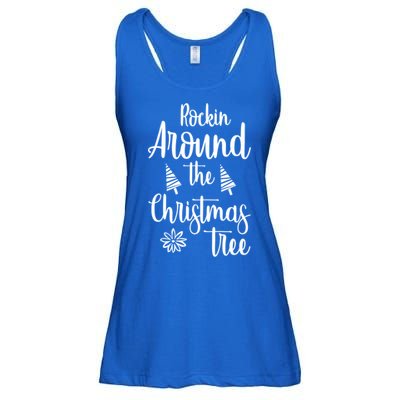 Rockin Around The Christmas Tree Gift Ladies Essential Flowy Tank