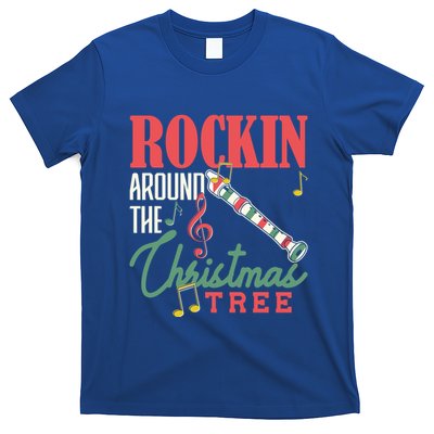 Rockin Around The Christmas Tree Recorder Pyjamas Cool Gift T-Shirt