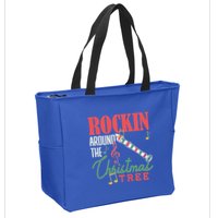 Rockin Around The Christmas Tree Recorder Pyjamas Cool Gift Zip Tote Bag