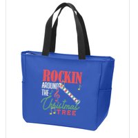 Rockin Around The Christmas Tree Recorder Pyjamas Cool Gift Zip Tote Bag