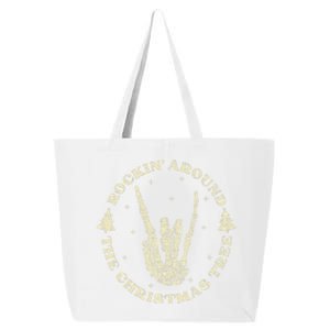 Rockin Around The Christmas Tree Skeleton Hand 25L Jumbo Tote