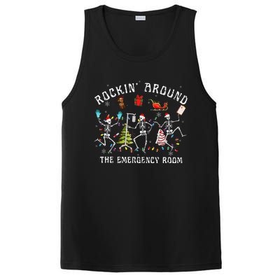 Rocking Around The Emergency Room Nurse Christmas PosiCharge Competitor Tank